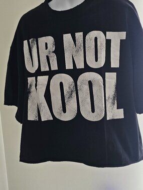 Koolife Heavyweight Oversized Boxy Style Dropped Shoulder Casual T-Shirt Black